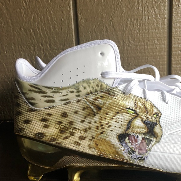 Adidas Adizero 5Star 5.0 Uncaged Cheetah Cleats 17 - Picture 4 of 8